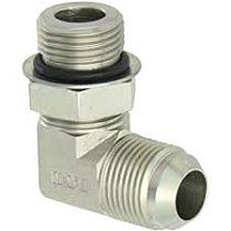 Переходник гидравлический угловой 90° SAE37, углеродистая сталь, C5515X6 WEATHERHEAD