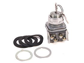 Кнопка с цилиндровым замком Allen Bradley 800T-E11A, 30мм, 1NO/1NC