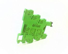 Клеммная колодка PLC-BSP-24DC/21 базовая пружинная, 6.2мм, 24В DC, зеленая - Phoenix Contact