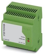 Источник питания PHOENIX CONTACT STEP-PS-100-240AC/15DC/2.4, 15В/2.4А, DIN-рейка