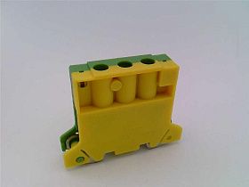 Клеммная колодка винтовая MSLKG 5 Phoenix Contact зелено-желтая 4мм 10AWG