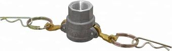 Соединитель кулачковый алюминиевый 3/4" NPT внутренняя резьба (тип D) 250 PSI