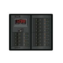 Панель автоматических выключателей Blue Sea 1217, 12 позиций, 12В DC, 100А