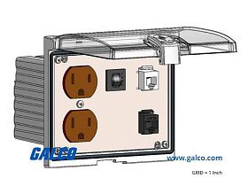 Mencom LP3-DP-RJ11-RJ45-R