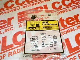 Транзистор Артикул ECG291 от производителя PHILIPS