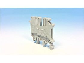 Клеммная колодка Phoenix Contact UK 5-TWIN, 1-уровневая, серая, 0.2-4 мм²