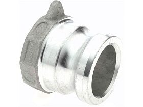 Адаптер шланговый EVER-TITE 320AAL алюминиевый 2" CAM & GROOVE