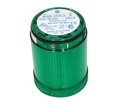 Светодиодный сигнальный светильник Allen Bradley 855E-24TL3, зеленый, 24В AC/DC