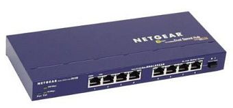 Сетевой концентратор NETGEAR DS108 8-портовый 10/100 Мбит/с