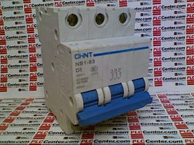 Автоматический выключатель для монтажа на дин-рейку Артикул NB1-63D3P03 от производителя CHINT