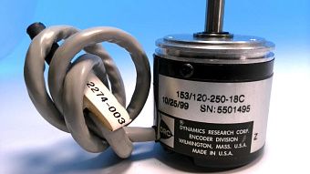 Инкрементальный энкодер DYNAMICS RESEARCH 153/120-250-18C, 250 PPR, 5V DC