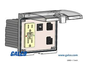 Mencom LP3-GF-2RJ45-R