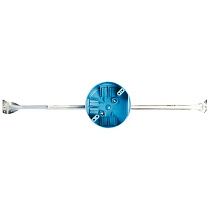 Круглый потолочный короб B620K синий, 4" диаметр, регулируемое крепление