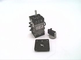 Кулачковый переключатель BACO CONTROLS NY17AQ1 PR12, 12А, 9 позиций, серо-черный