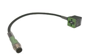 Кабель актуатора SAC-3P-M12MS Phoenix Contact, 3-позиционный, черно-серый