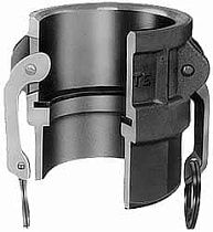 Соединитель алюминиевый Cam & Groove 4" NPT, тип D, 100 PSI