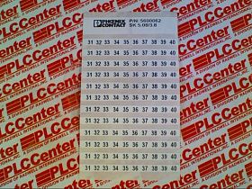 Маркер для проводов и терминалов SK-5.08/3.8:31-40 Phoenix Contact, 10 шт.