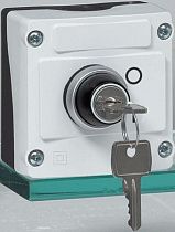 Переключатель клавишный BACO CONTROLS LBX12610 22мм 2 позиции черный