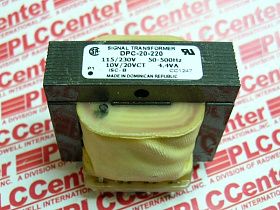 Трансформатор  питания сервопривода Артикул DPC-20-220 от производителя SIGNAL TRANSFORMER