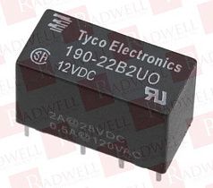 Реле / розетка Артикул 190-22B2UO от производителя TE CONNECTIVITY