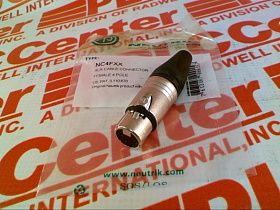 Разъем XLR NEUTRIK NC4FXX, 4-контактный, кабельный, female, металлический корпус