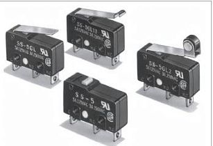 Концевой выключатель OMRON SS-5GL2-F с роликовым рычагом