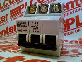 Автоматический выключатель для монтажа на дин-рейку Артикул S163-K20A от производителя ASEA BROWN BOVERI